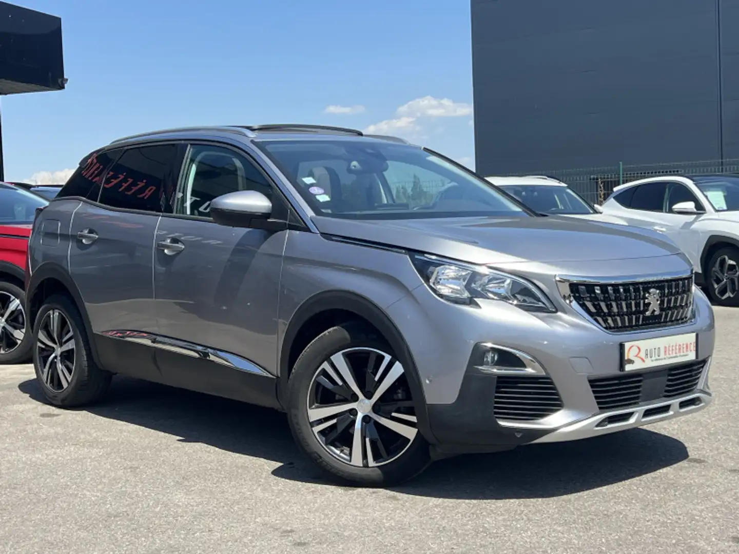 Peugeot 3008 1.2 130 CH ALLURE EAT8 1ERE MAIN / TOIT OUVRANT /  Gris - 2