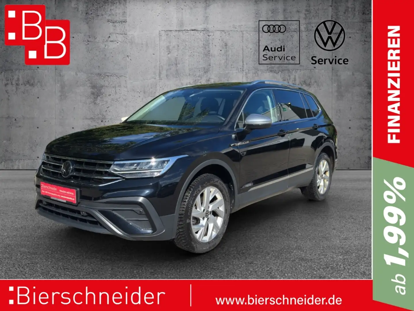 Volkswagen Tiguan Allspace 2.0 TDI DSG Life DIGITAL COCKPIT LED KAMERA AHK NA Negro - 1