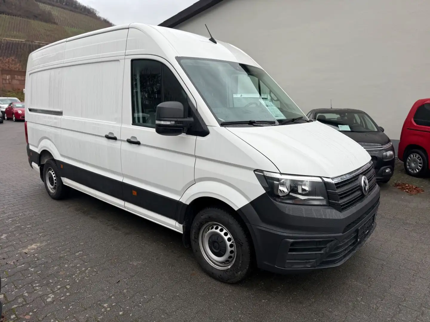 Volkswagen Crafter 2,0 TDI L3H3 1.Hd/Hu/Insp Blanc - 2