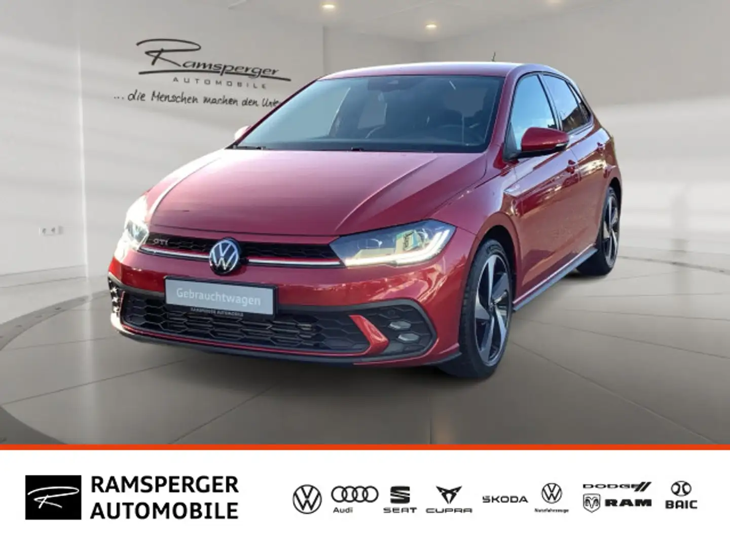 Volkswagen Polo 2.0 TSI DSG GTI ACC Matrix APP Side Lane PD Rot - 1