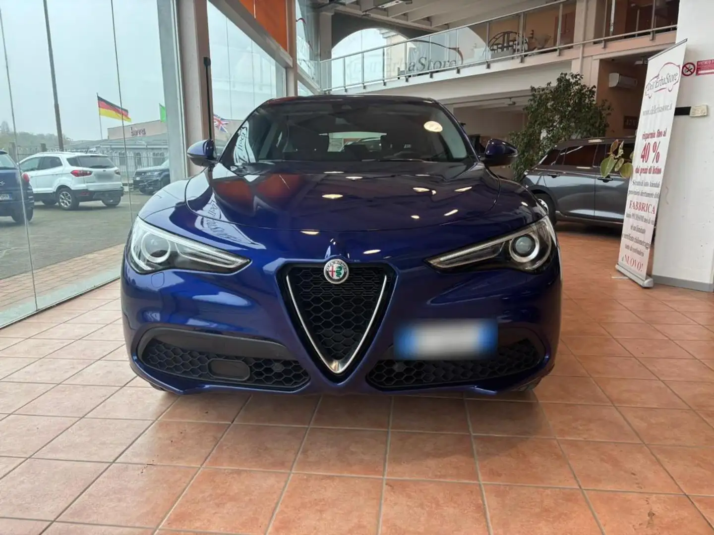 Alfa Romeo Stelvio 2.2 Turbodiesel 190 CV AT8 Q4 Business Bleu - 2