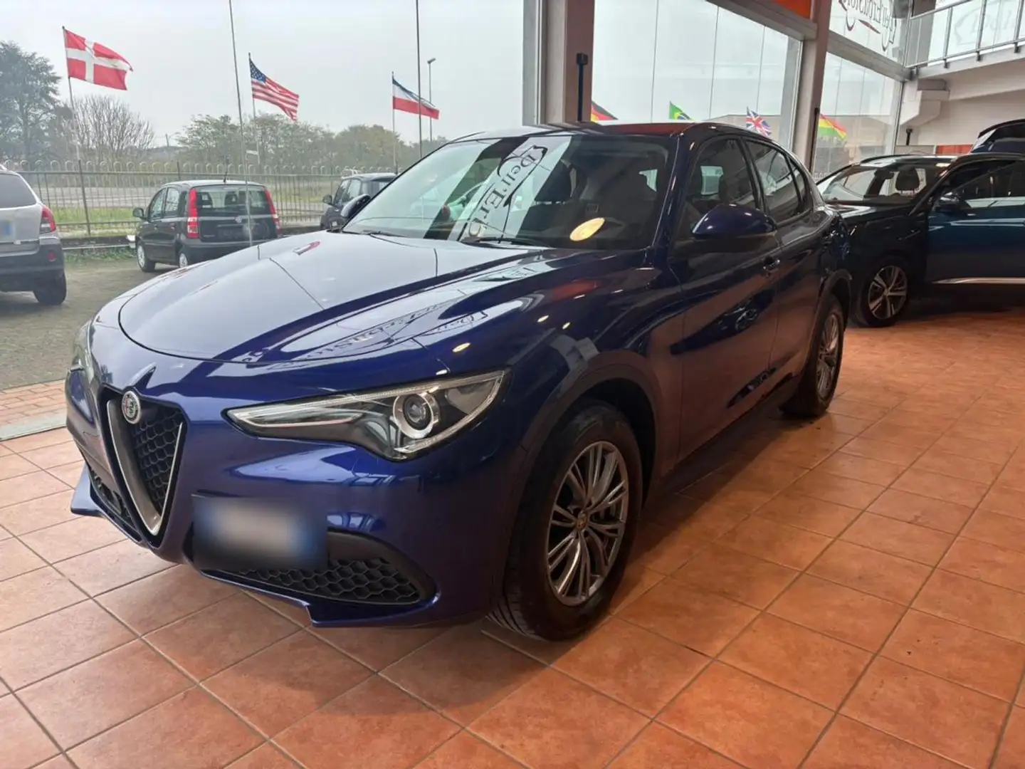 Alfa Romeo Stelvio 2.2 Turbodiesel 190 CV AT8 Q4 Business Bleu - 1