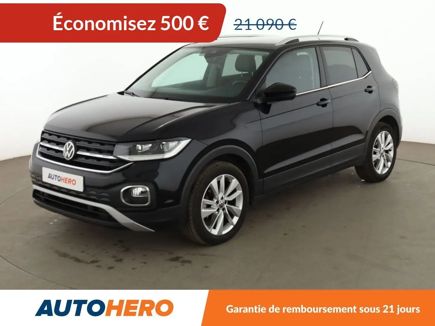 Volkswagen T-Cross 1.0 TSI Carat DSG Noir - 1