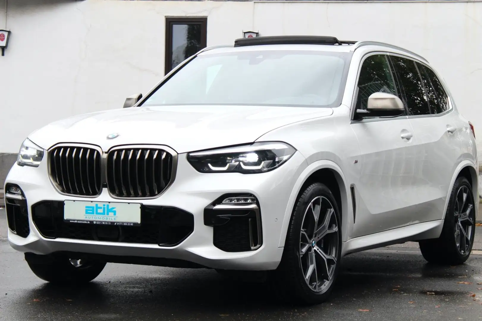 BMW X5 M 1.HAND! ACC M-SPORTABGAS PANORAMA 21" KAM Blanc - 1