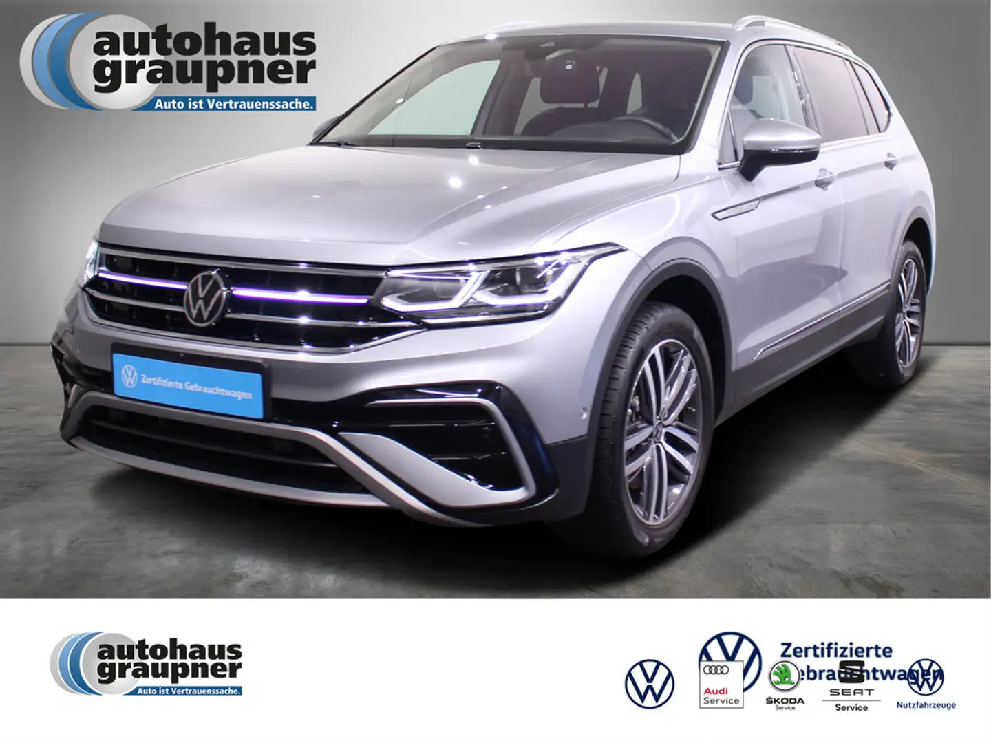 Volkswagen Tiguan Allspace 2.0 TDI Elegance 4Motion 360° Argent - 1