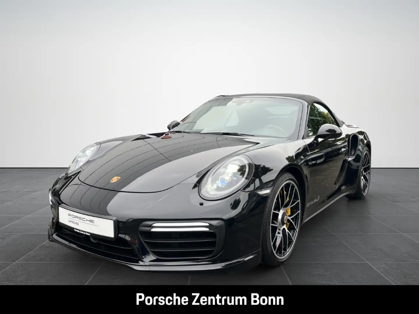 Porsche 991 911 Turbo S Cabrio Burmester Sitzbelüftung Zwart - 1