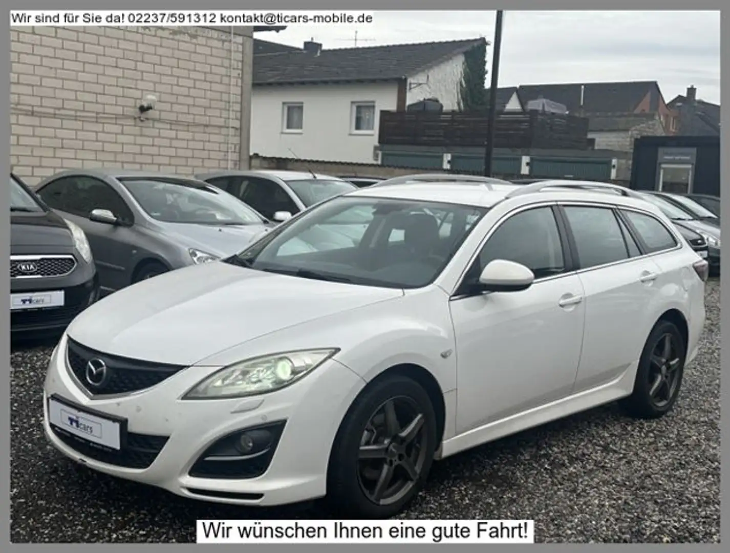 Mazda 6 2.2TD *Navi,Xenon,PDC,SHZ,Klimaaut,AHK* Blanc - 1