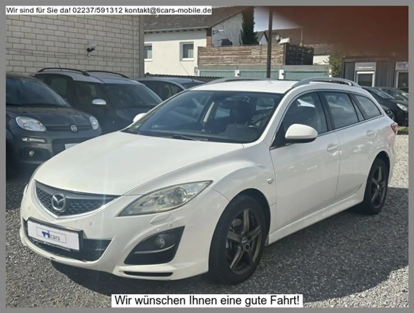 Mazda 6 2.2TD *Navi,Xenon,PDC,SHZ,Klimaaut,AHK* Blanc - 1