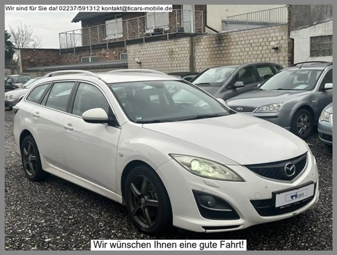 Mazda 6 2.2TD *Navi,Xenon,PDC,SHZ,Klimaaut,AHK* Blanc - 2