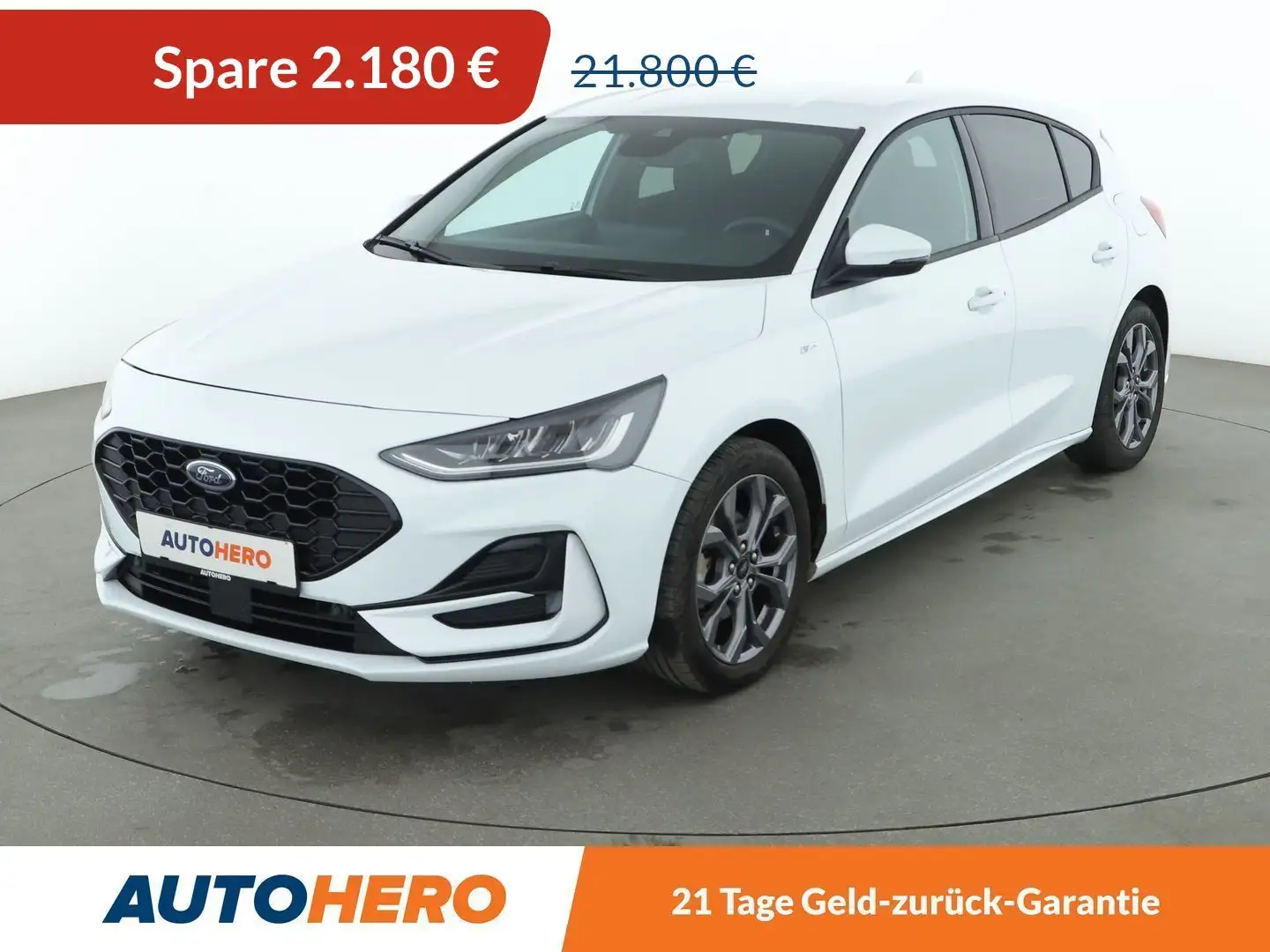 Ford Focus 1.0 EcoBoost Mild-Hybrid ST-Line*NAVI*ACC*CAM*SHZ* Weiß - 1