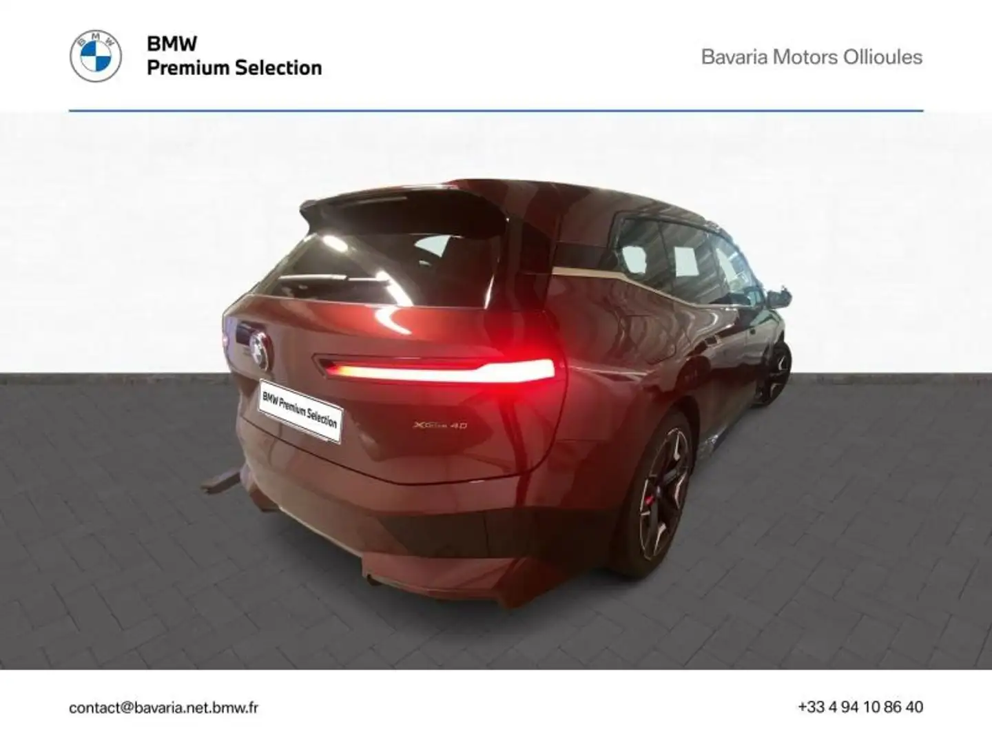 BMW iX xDrive40 326ch Rouge - 2