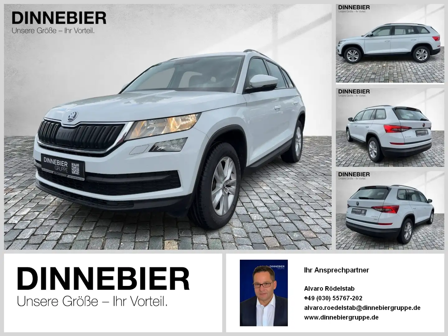 Skoda Kodiaq ACTIVE*AWD*NAVIGATION*PDC*KLIMA Blanc - 1