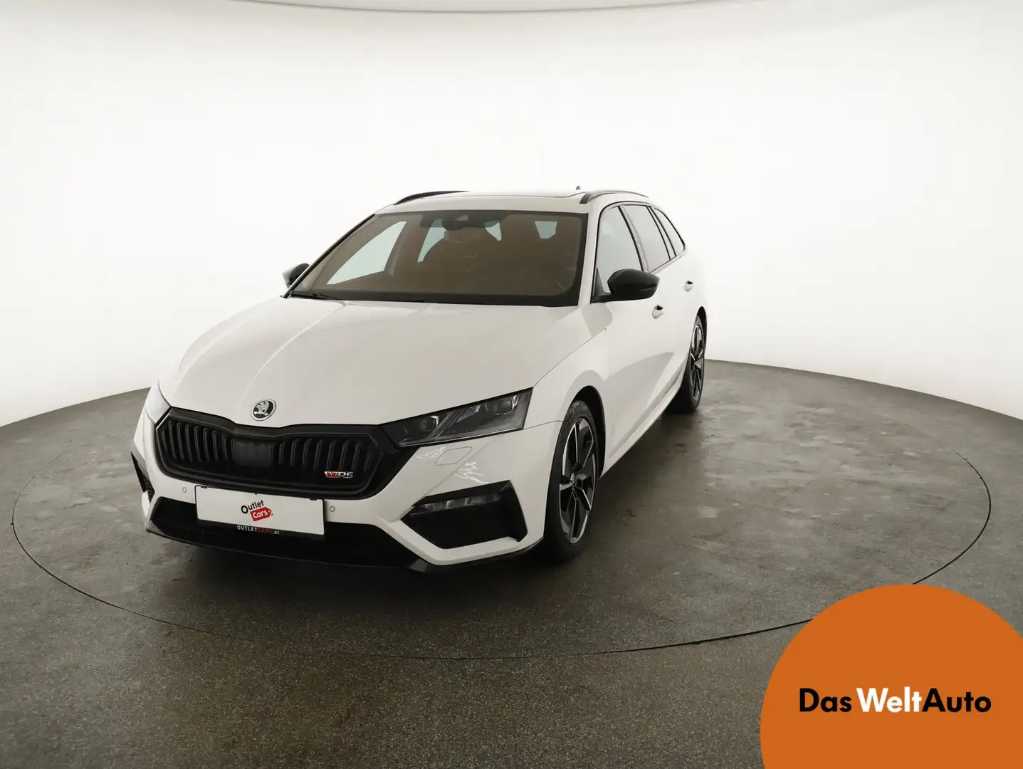Skoda Octavia 4x4 RS TDI DSG Blanc - 1
