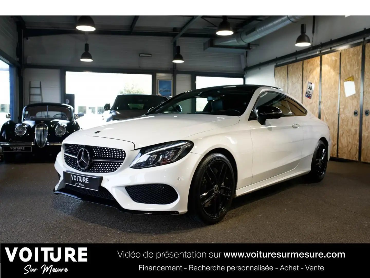 Mercedes-Benz C 300 Coupé C 300 245ch Sportline 9G-Tronic Blanc - 1
