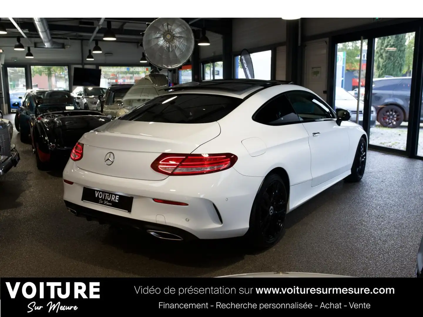 Mercedes-Benz C 300 Coupé C 300 245ch Sportline 9G-Tronic Blanc - 2