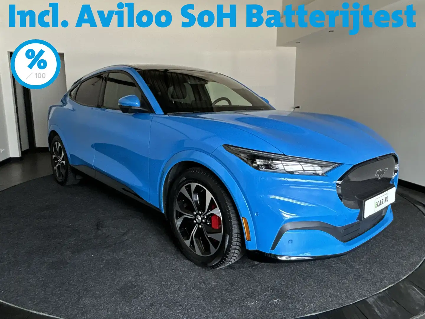Ford Mustang Mach-E Extended First Edition AWD 98 kWh | 360 Camera | B Blauw - 1