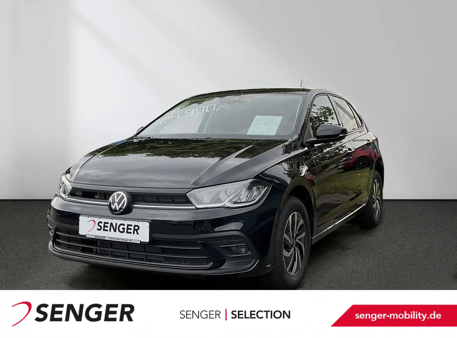 Volkswagen Polo 1.0 TSI Life SHZ GRA APP-Connect Negro - 1