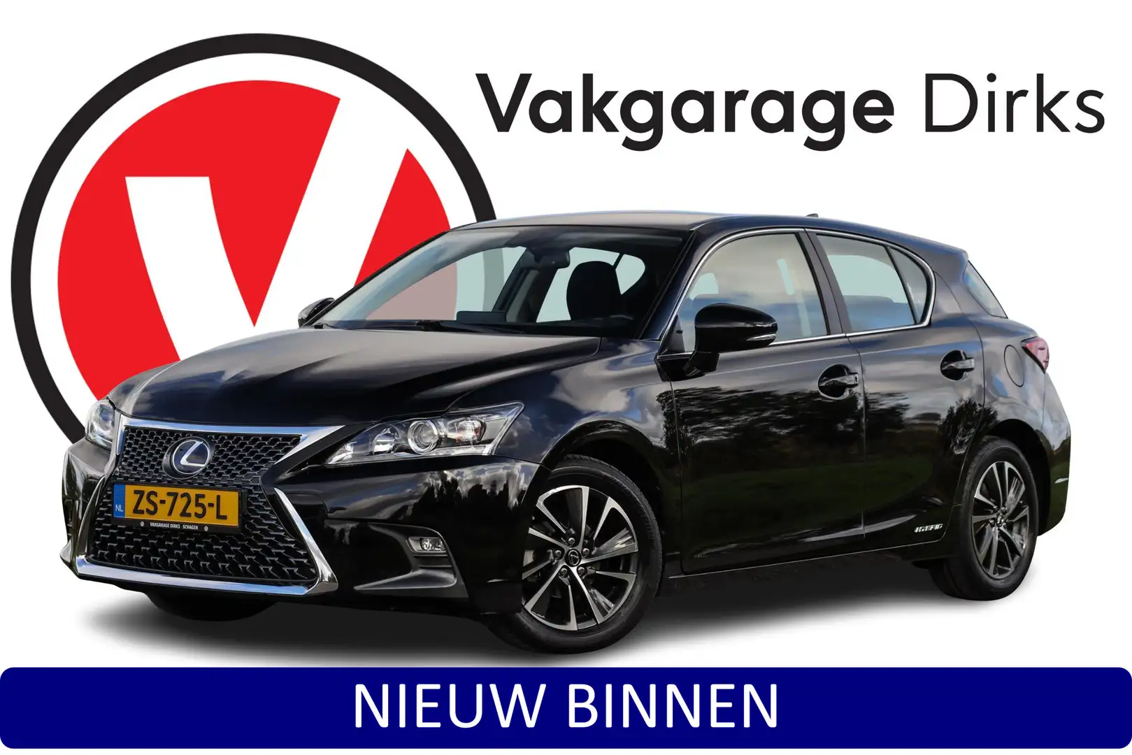 Lexus CT 200h Bns Line ✅ Sportstoelen ✅ Camera ✅ Cruise Noir - 1