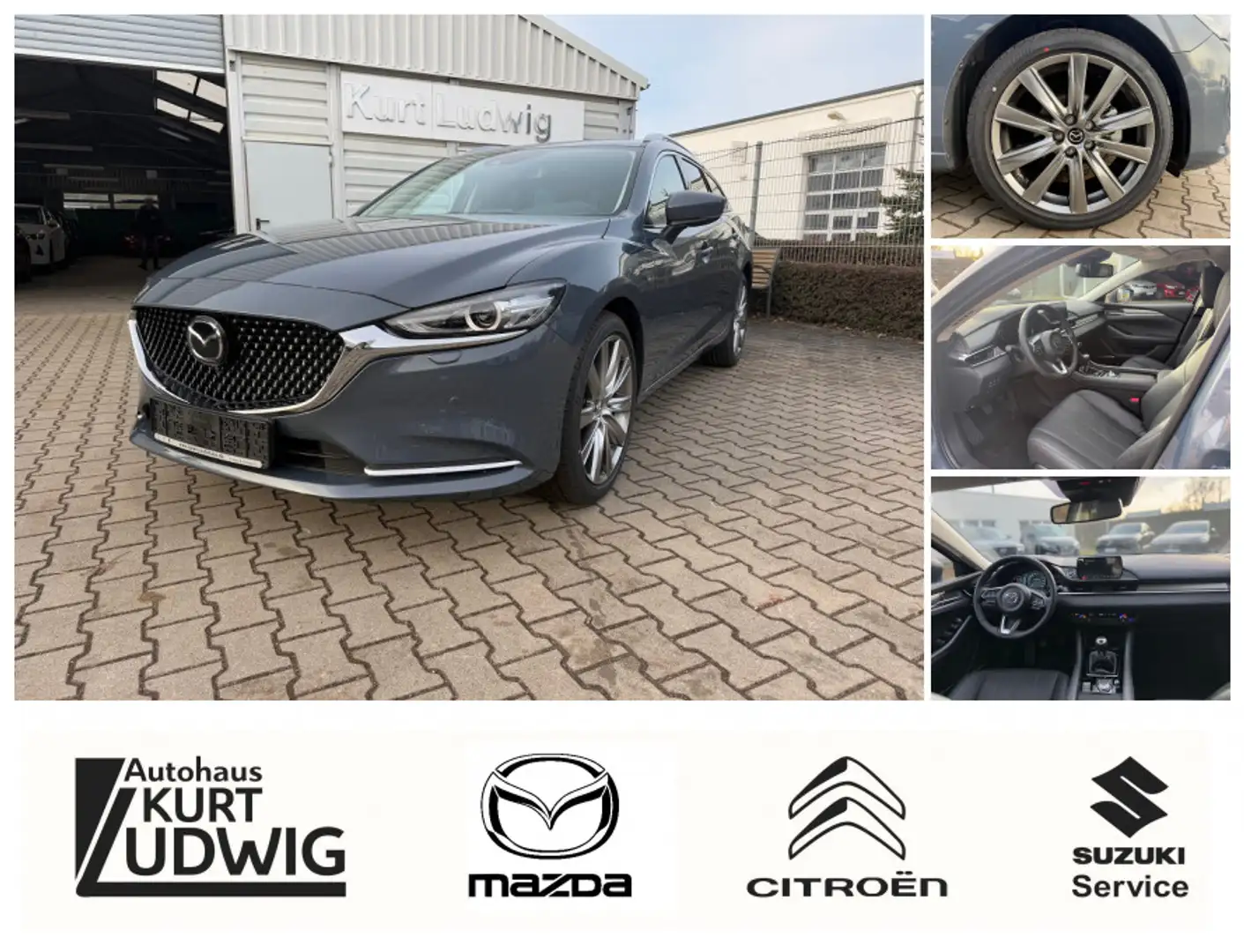 Mazda 6 2023 5WGN 2.0L SKYACTIV G 165ps 6MT FWD EXCLUSIVE- Szürke - 1