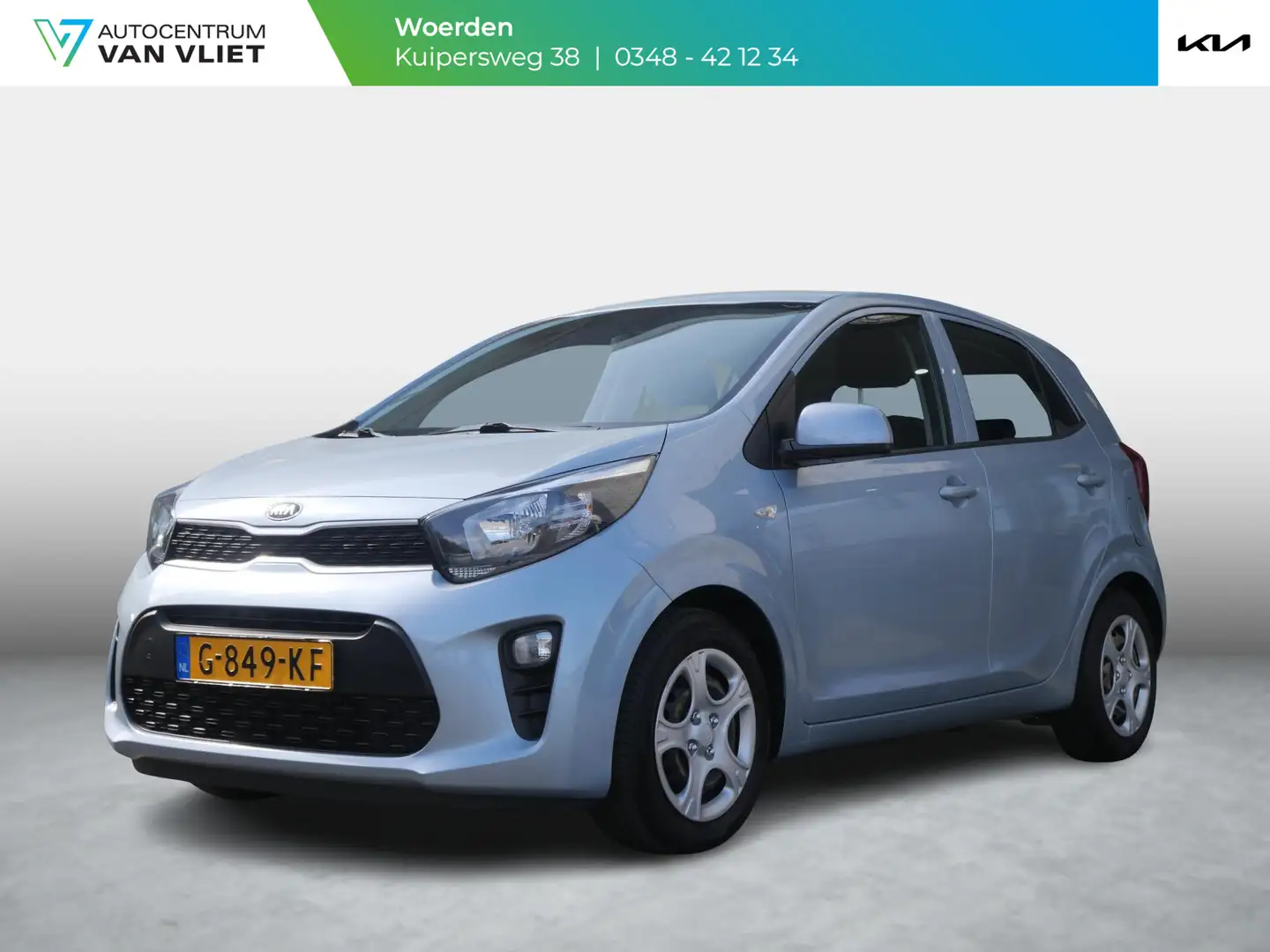 Kia Picanto 1.0 MPi ComfortPlusLine | Airco | Carplay | Blauw - 1