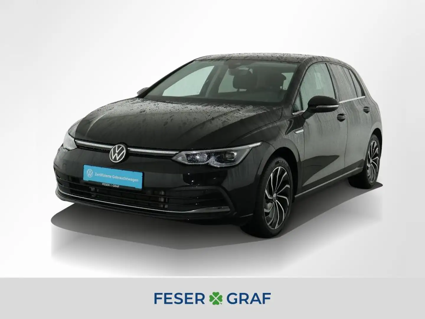 Volkswagen Golf 8 Style 2.0TSI DSG LED Navi StHz AHK Kamera Noir - 1