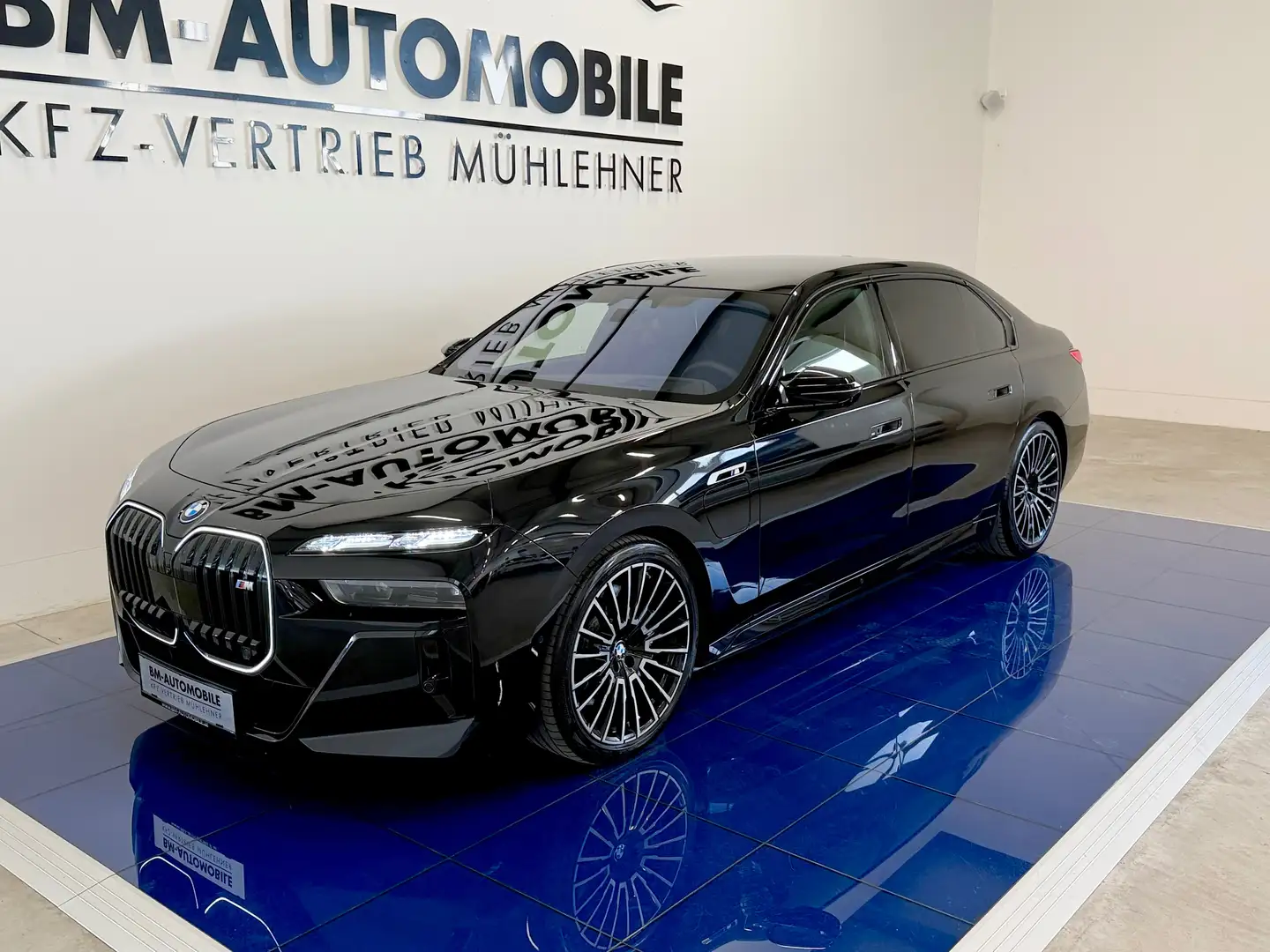 BMW 760 M760e,PerformancePaket,LoungePaket,B&W,Vollaus.,TV Schwarz - 2