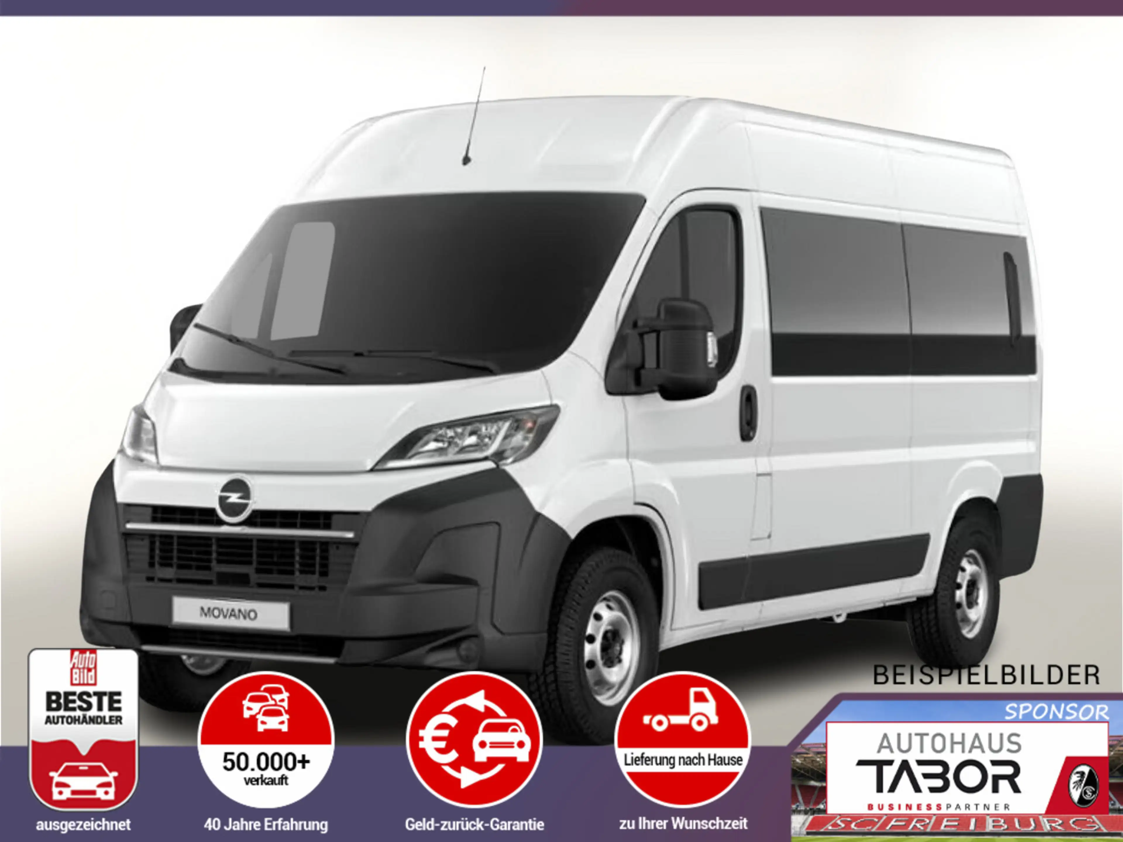 Opel Movano Vollverglast 35 L2H2 TechnoP Kam UVP-39%*
