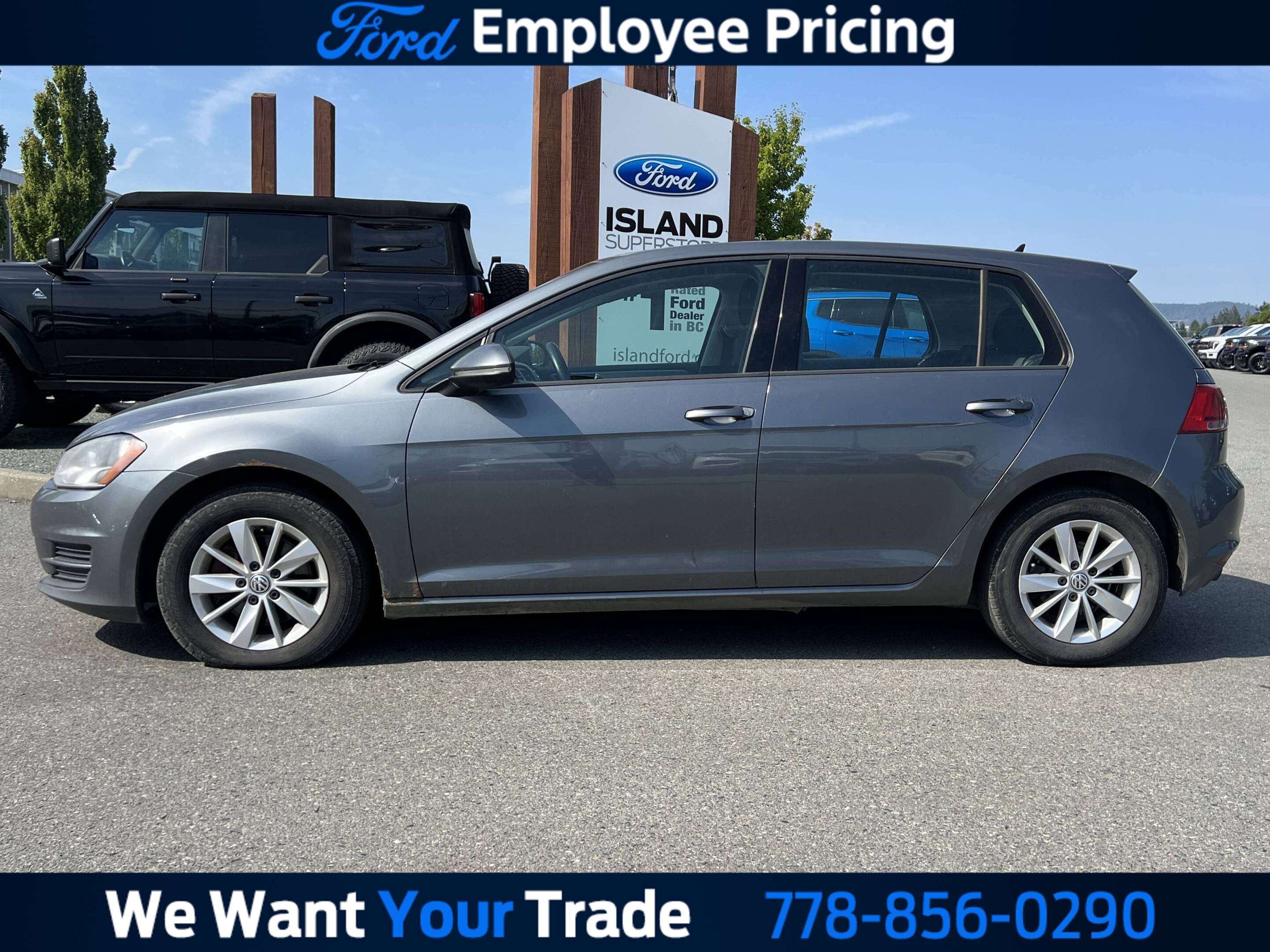 Gray 2015 Volkswagen Golf Hatchback Manual