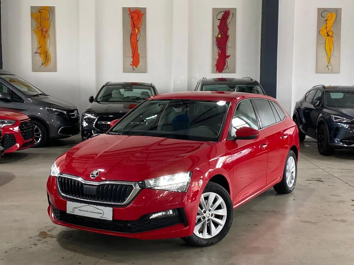 Skoda Scala 1.0 TSI 110PS/LED/Kamera/Carplay/Alu/1Hd. Rot - 1