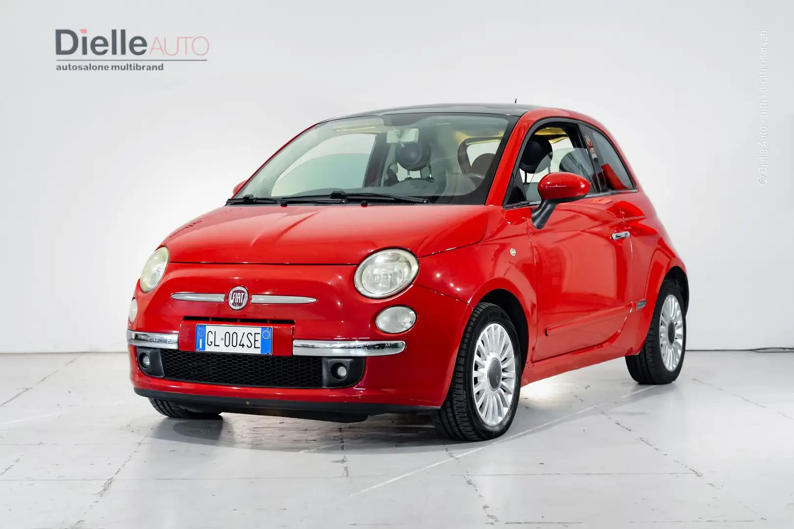Fiat 500 500 1.2 Lounge + GPL 69CV Rosso - 1