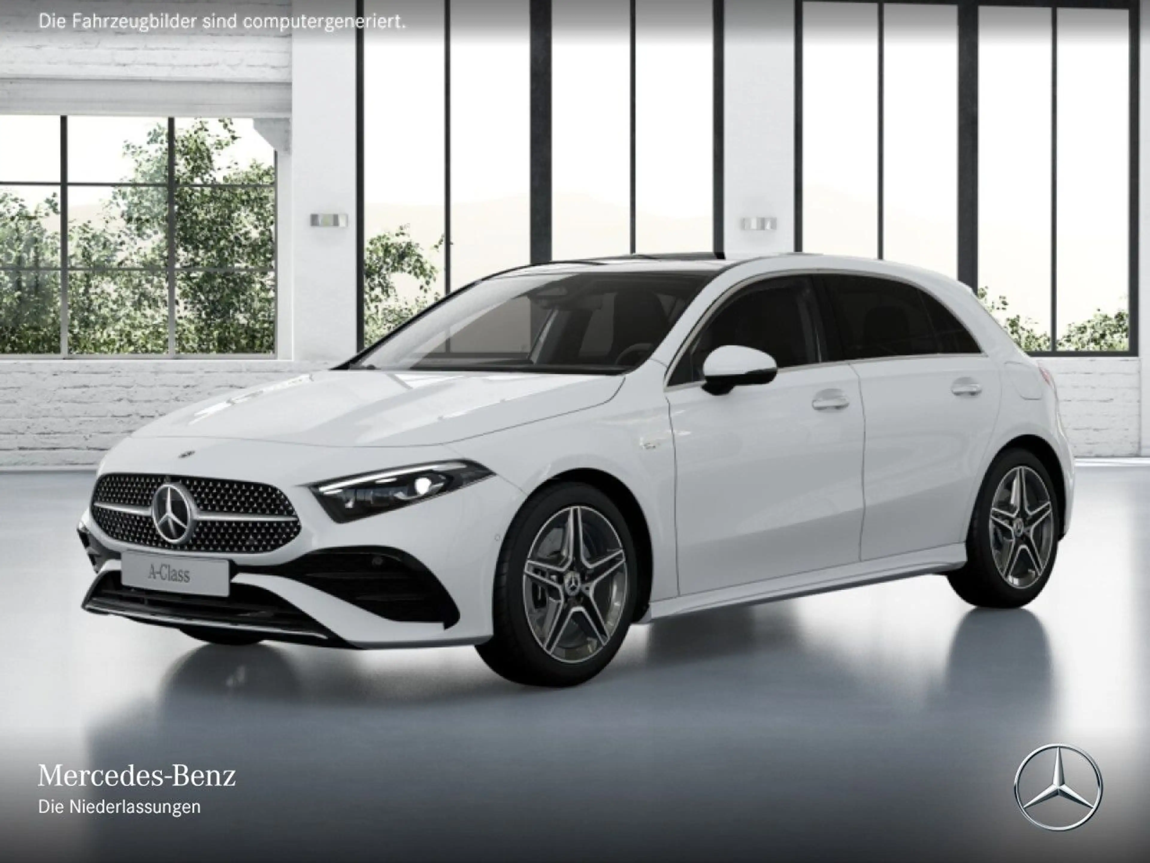 Mercedes-Benz A 250 e AMG+PANO+360°+MULTIBEAM+HUD+TOTW+KEYLESS — photo 14