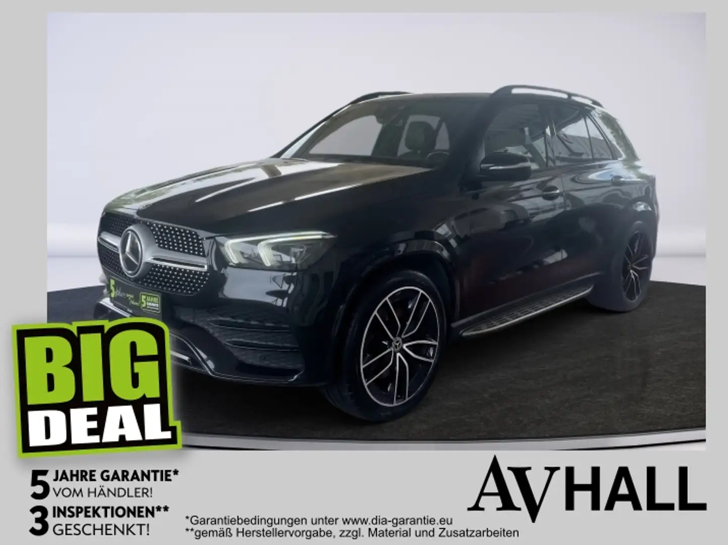 Mercedes-Benz GLE 300 d 4MATIC Navi,Rückfahrkamera,Klima Schwarz - 1