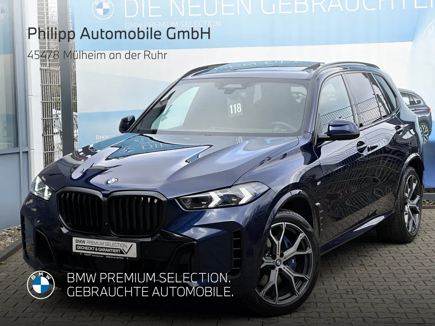 BMW X5 xDrive40i M Sport Pro AHK PANO Sitzklima h&k Blau - 2
