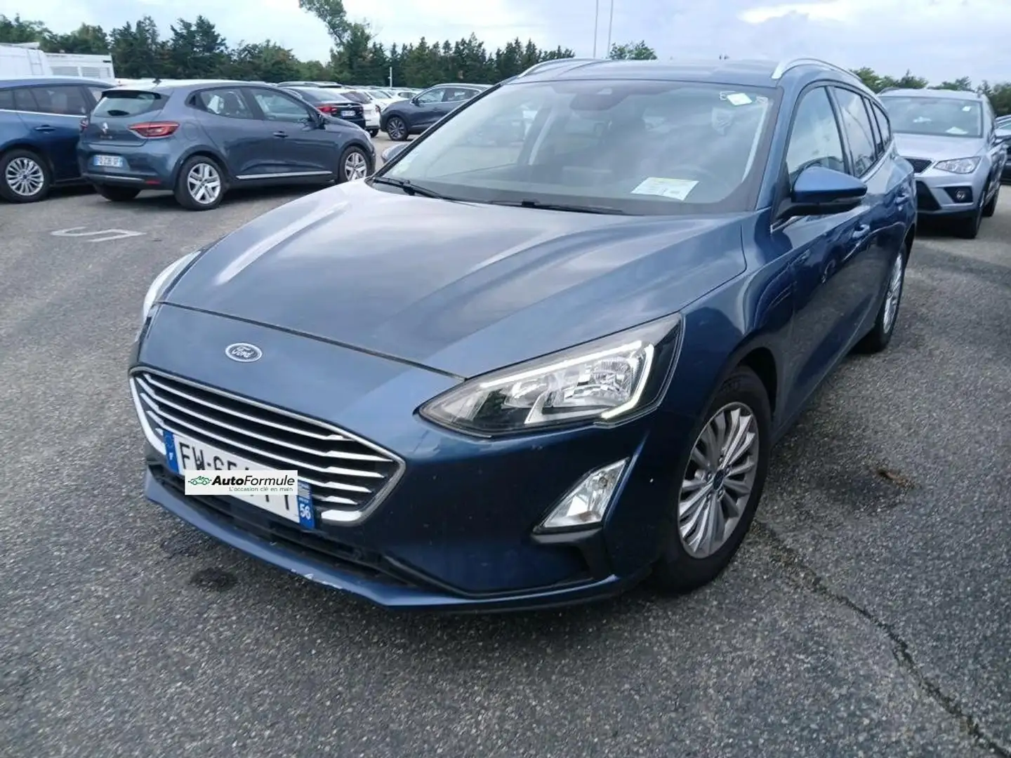 Ford Focus Break 1.5 EcoBlue 120 Titanium X 2021 Bleu - 1