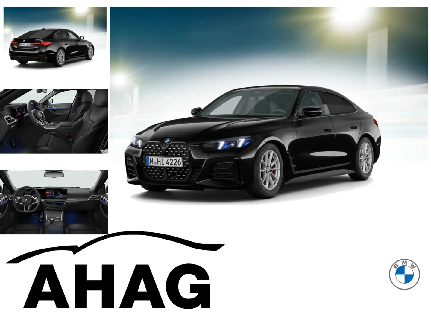 BMW 430 i xDrive Gran Coupe M Sportpaket Sport Aut. Schwarz - 1