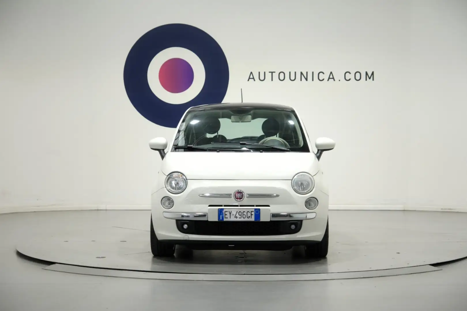 Fiat 500 1.2 LOUNGE AUTOMATICA TETTO PANORMA NEPATENTATI Blanco - 2