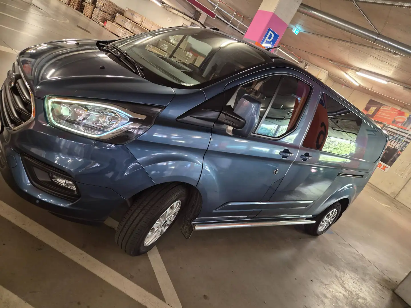 Ford Transit Custom DOKA L2H1 Blau - 1