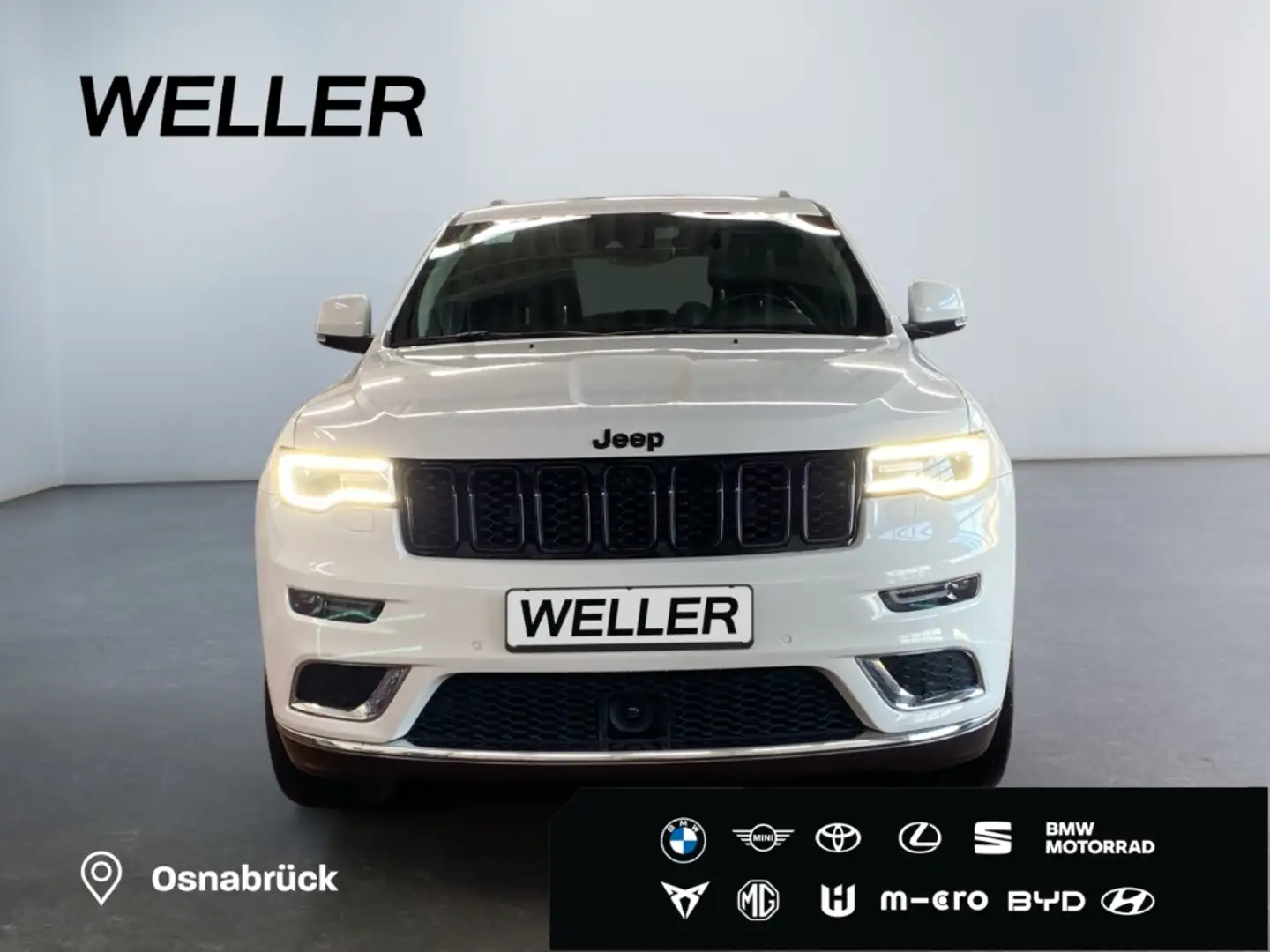 Jeep Grand Cherokee 3.0 V6 D 4WD Summit *Kamera*Leder*SHZ* Weiß - 2