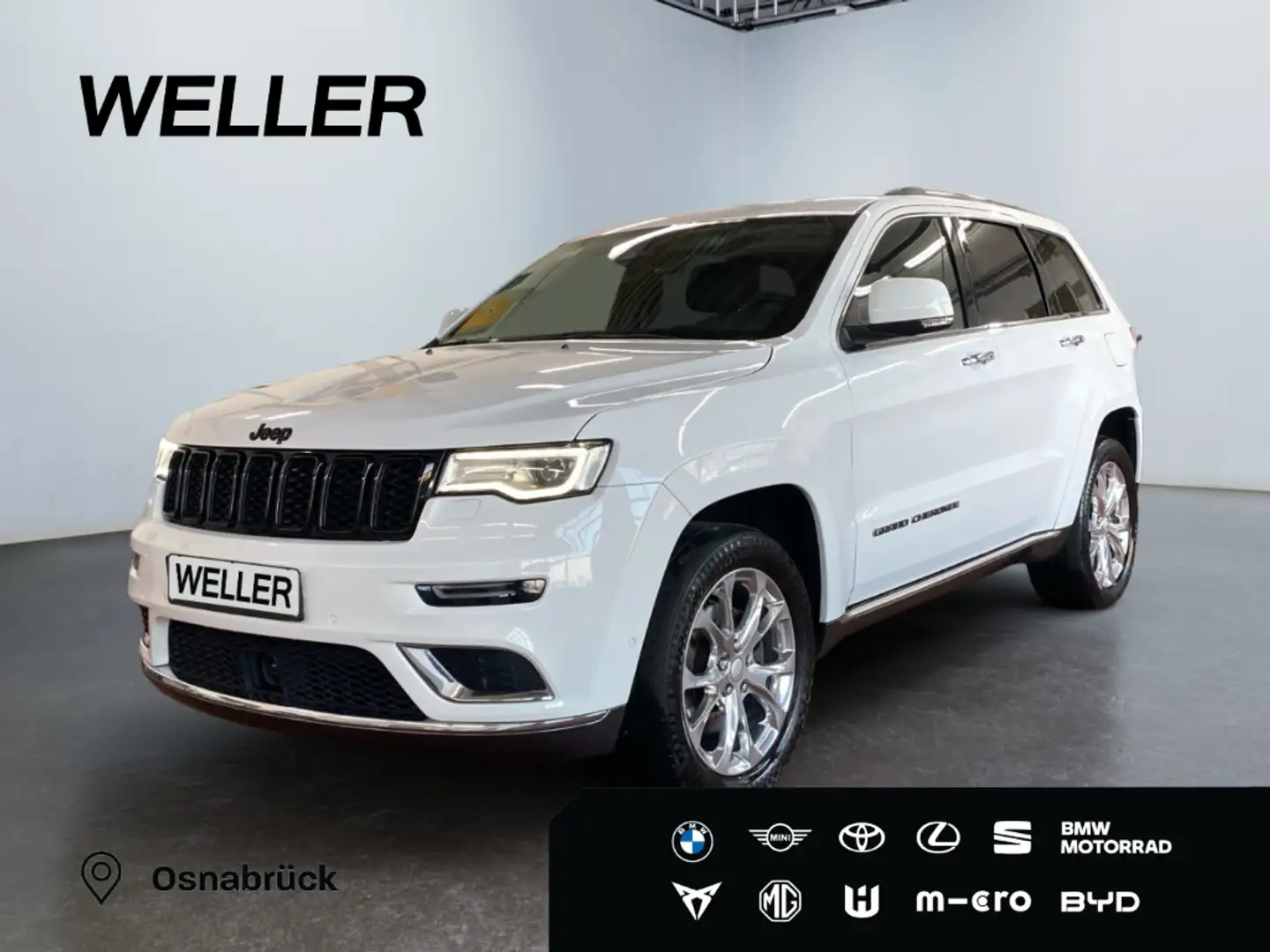 Jeep Grand Cherokee 3.0 V6 D 4WD Summit *Kamera*Leder*SHZ* Weiß - 1
