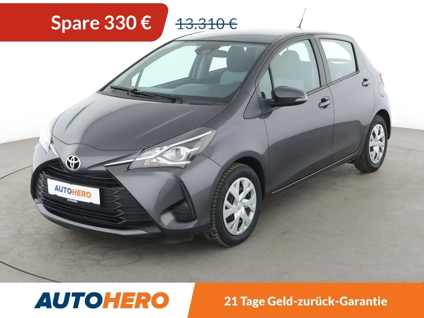 Toyota Yaris 1.0 VVT-i Comfort *CAM*KLIMA*FERN*GARANTIE* Gris - 1