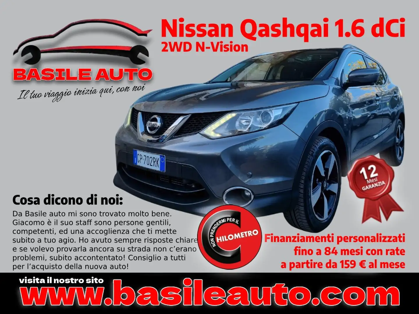 Nissan Qashqai Qashqai II 2014 1.6 dci N-Vision 2wd 130cv xtronic - 1