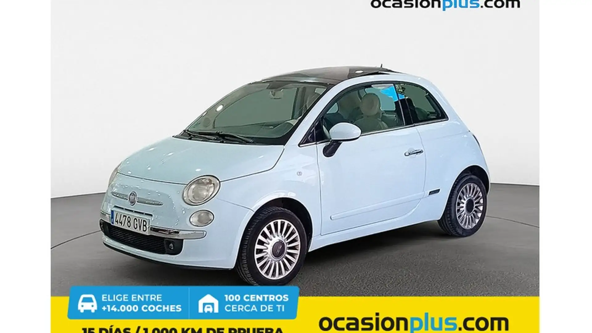 Fiat 500 1.4 Lounge Bleu - 1
