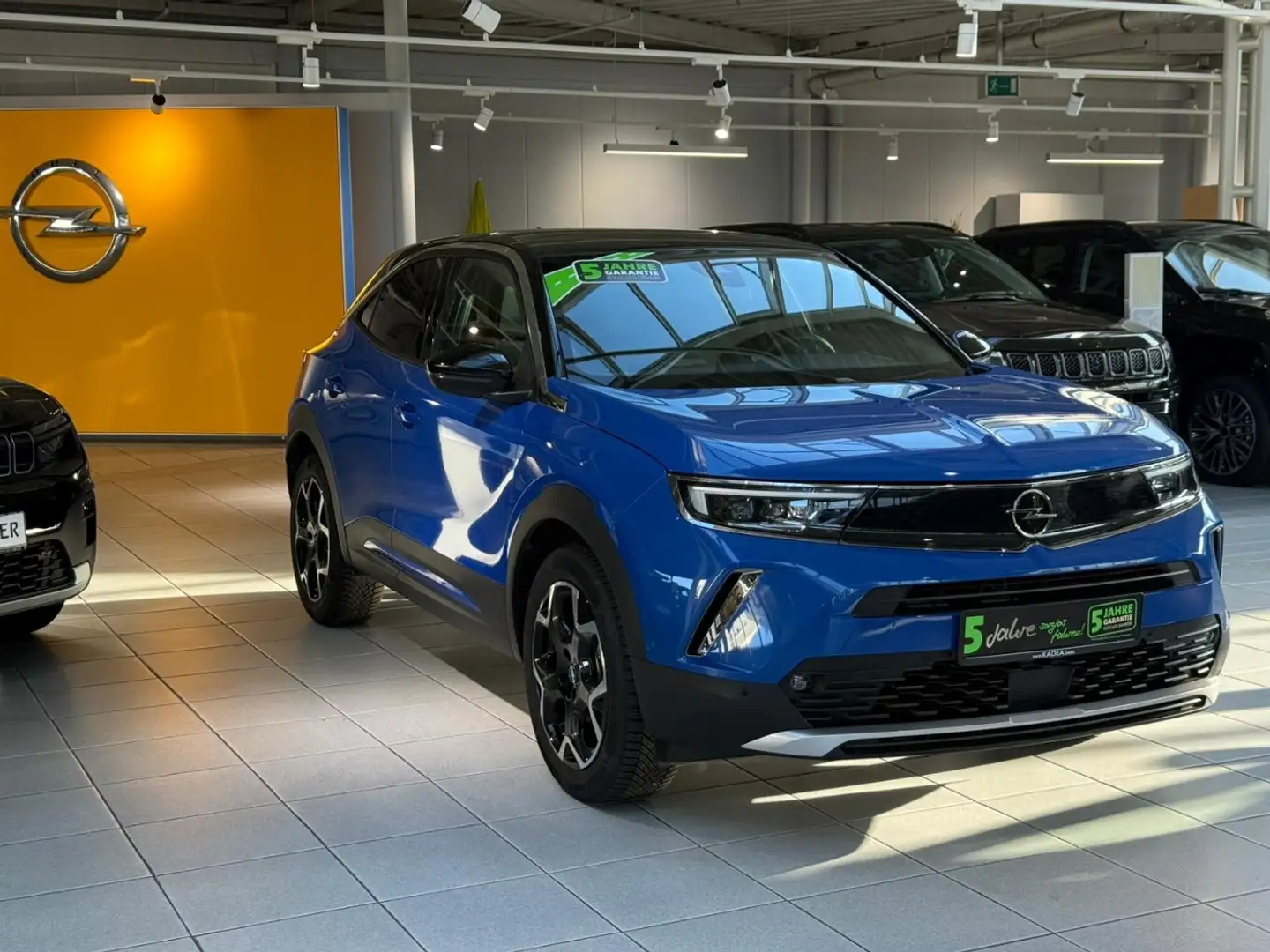 Opel Mokka e 180°Kamera,LED,PDC,Lenk+Sitzhzg,KlimaA. Blau - 2