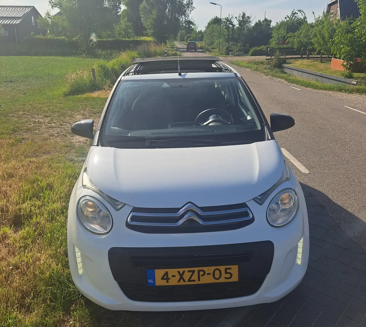 Citroen C1 1.0 e-VTi AirS Feel CABRIO AIRCO BLUETOOTH Wit - 1