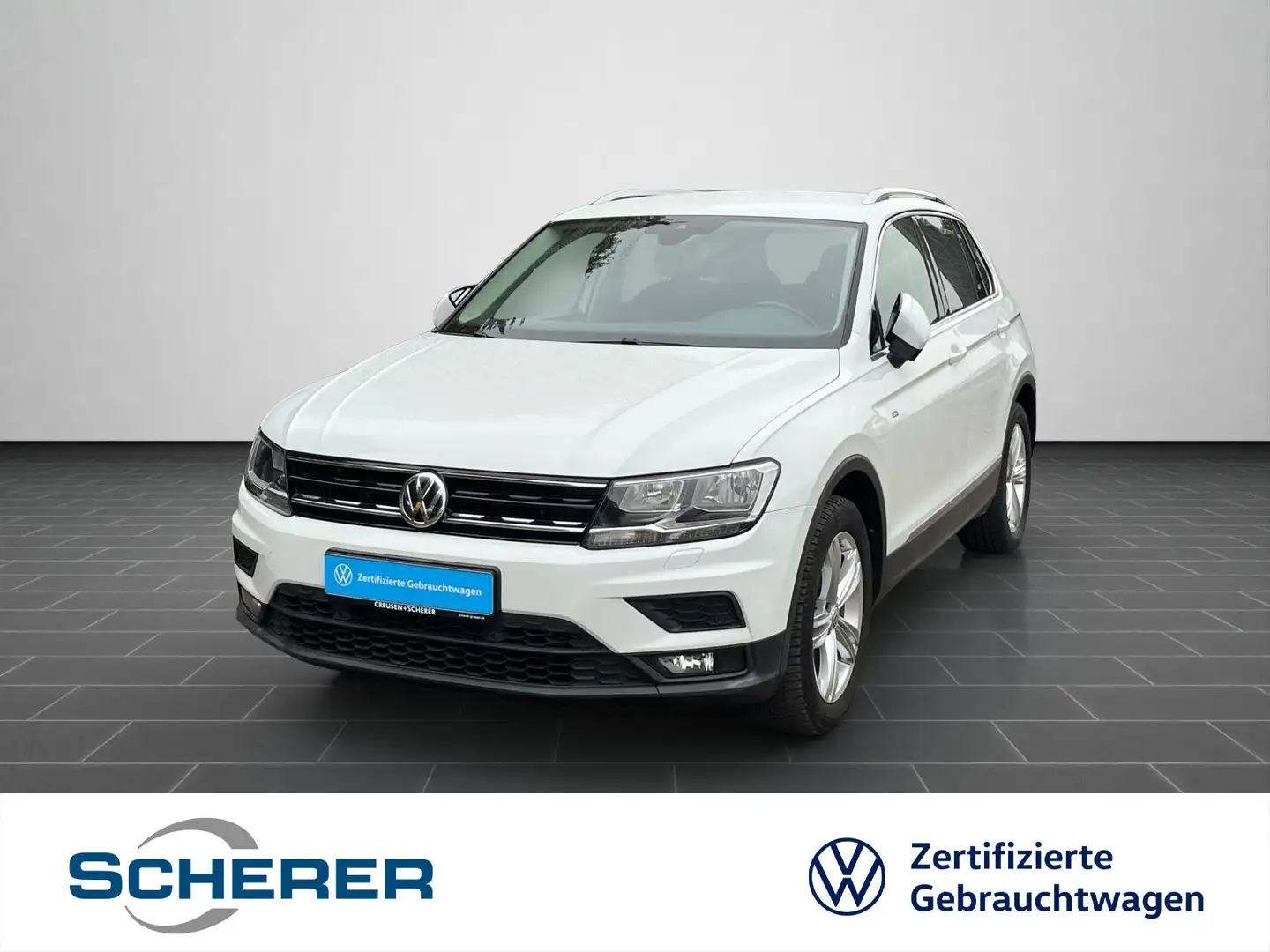 Volkswagen Tiguan 2.0 TDI Comfortline NAVI SHZ ACC AHK Weiß - 1
