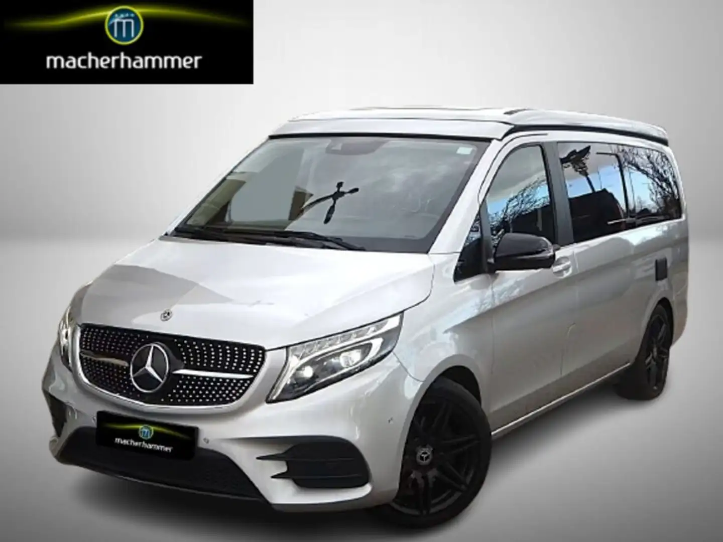 Mercedes-Benz Marco Polo V300 d AMG*360*ACC*SCHIEBEDACH*AHK*EL-DACH*MARKISE Silber - 2
