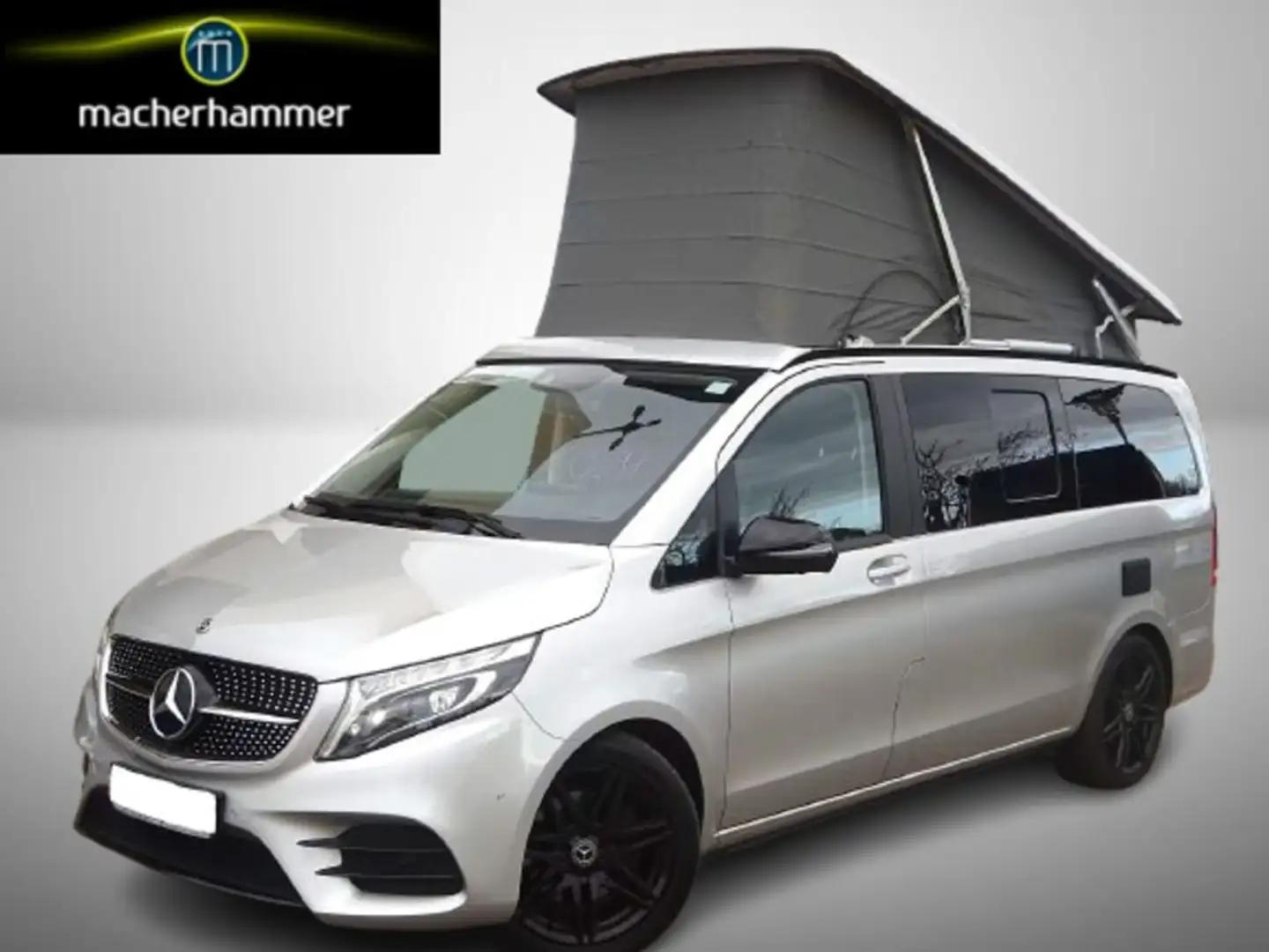 Mercedes-Benz Marco Polo V300 d AMG*360*ACC*SCHIEBEDACH*AHK*EL-DACH*MARKISE Silber - 1
