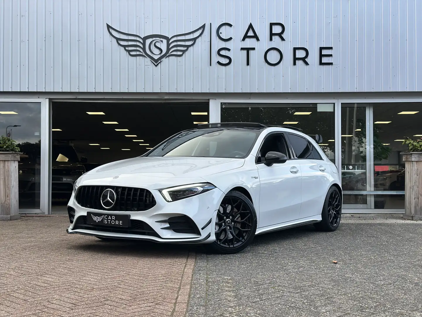 Mercedes-Benz A 35 AMG 4MATIC |PANO|AERO|BURMESTER|SFEER|CAMERA| Blanc - 1