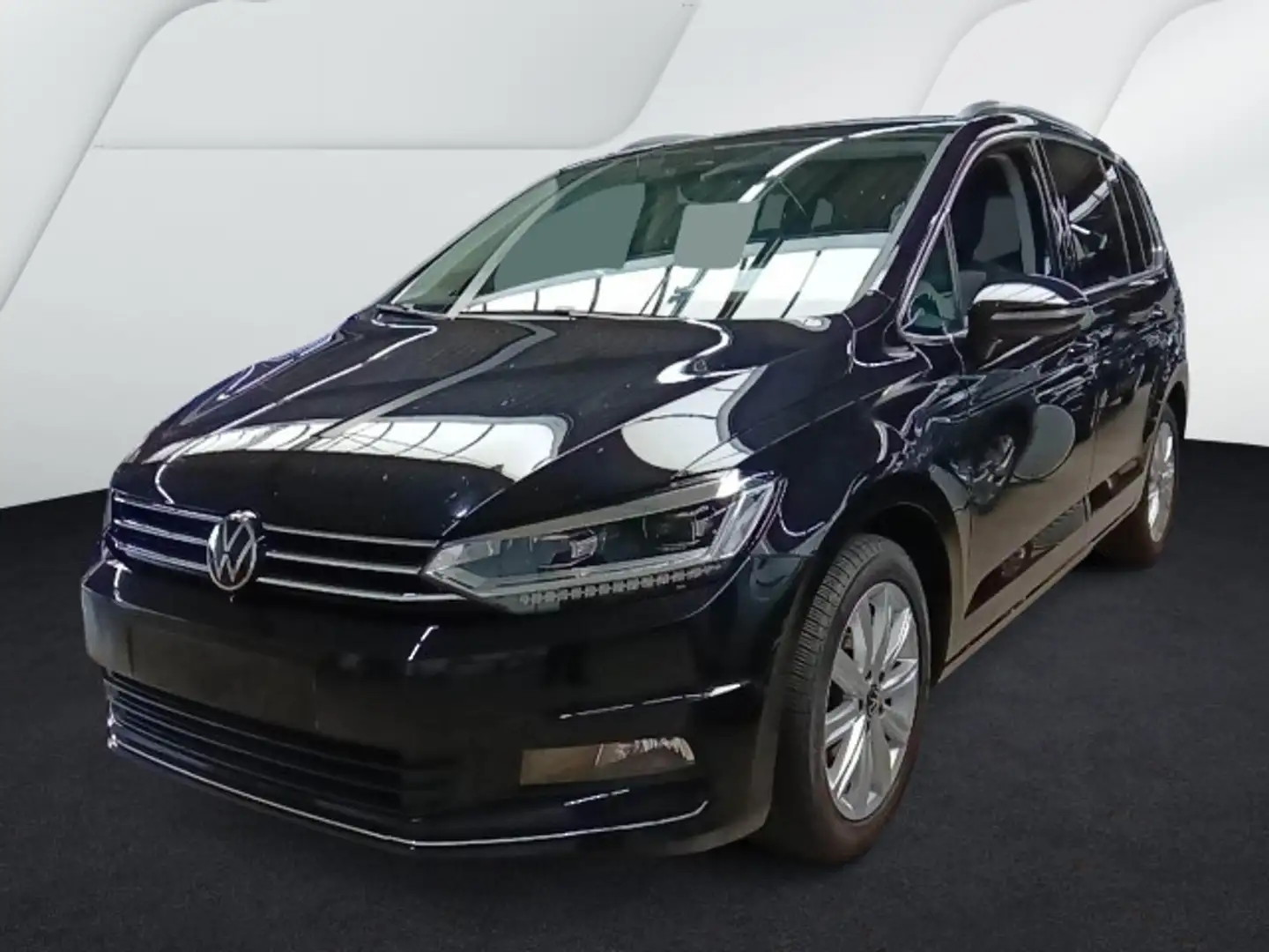 Volkswagen Touran 2.0 TDI DSG HIGHLINE 7-SITZE NAVI AHK KAM Schwarz - 2