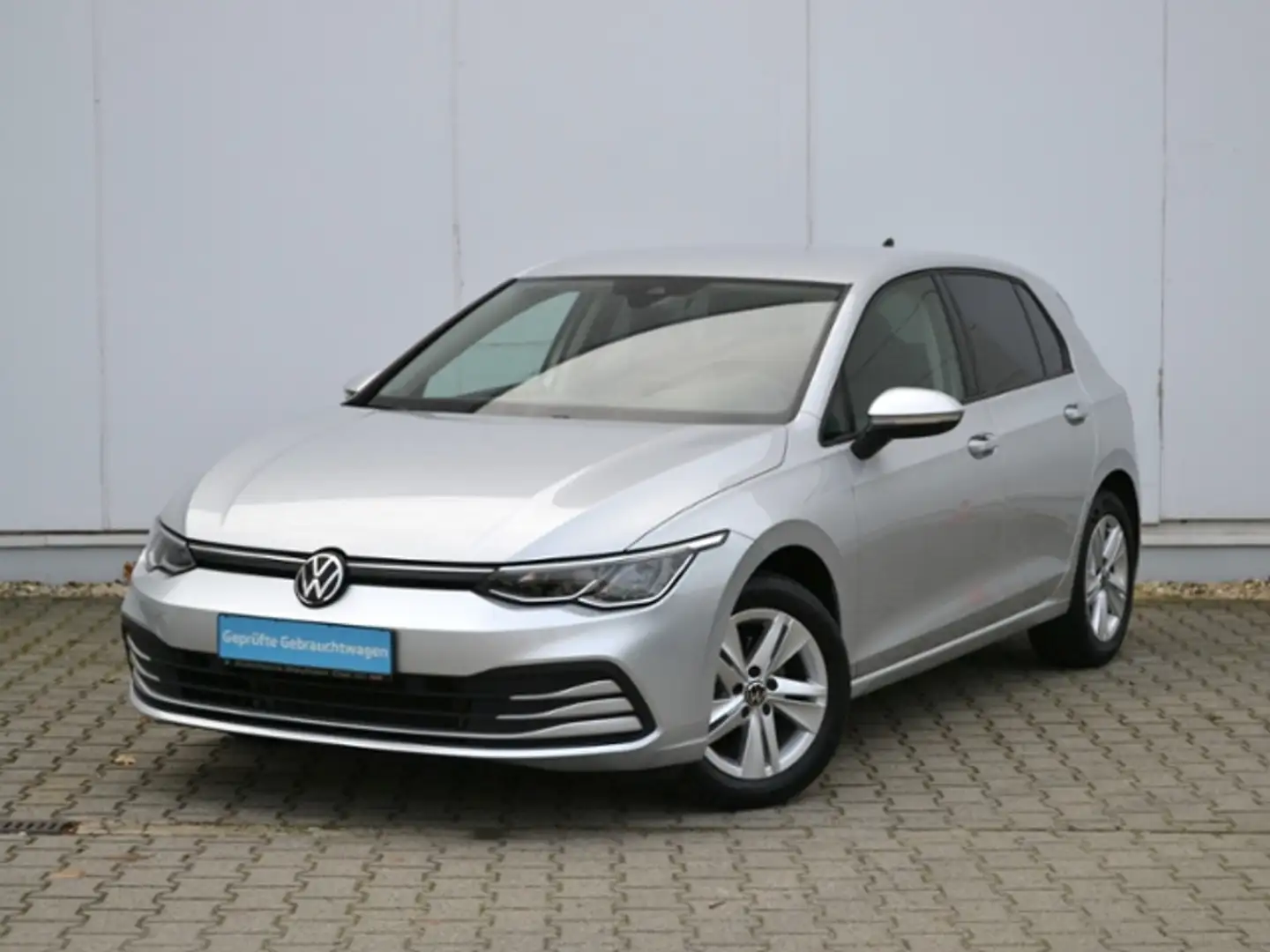 Volkswagen Golf VIII 1.5 TSI Life LED/NAVI+VZE/16-ZOLL/PDC/LANE-A Argent - 2